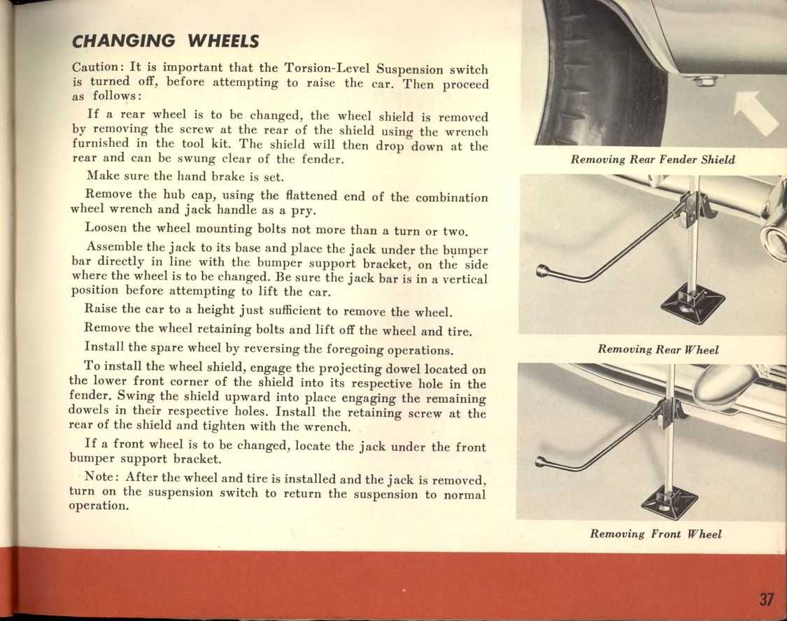 1955 Packard Owners Manual Page 45